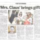 Mrs. Claus' brings gifts Newspaper